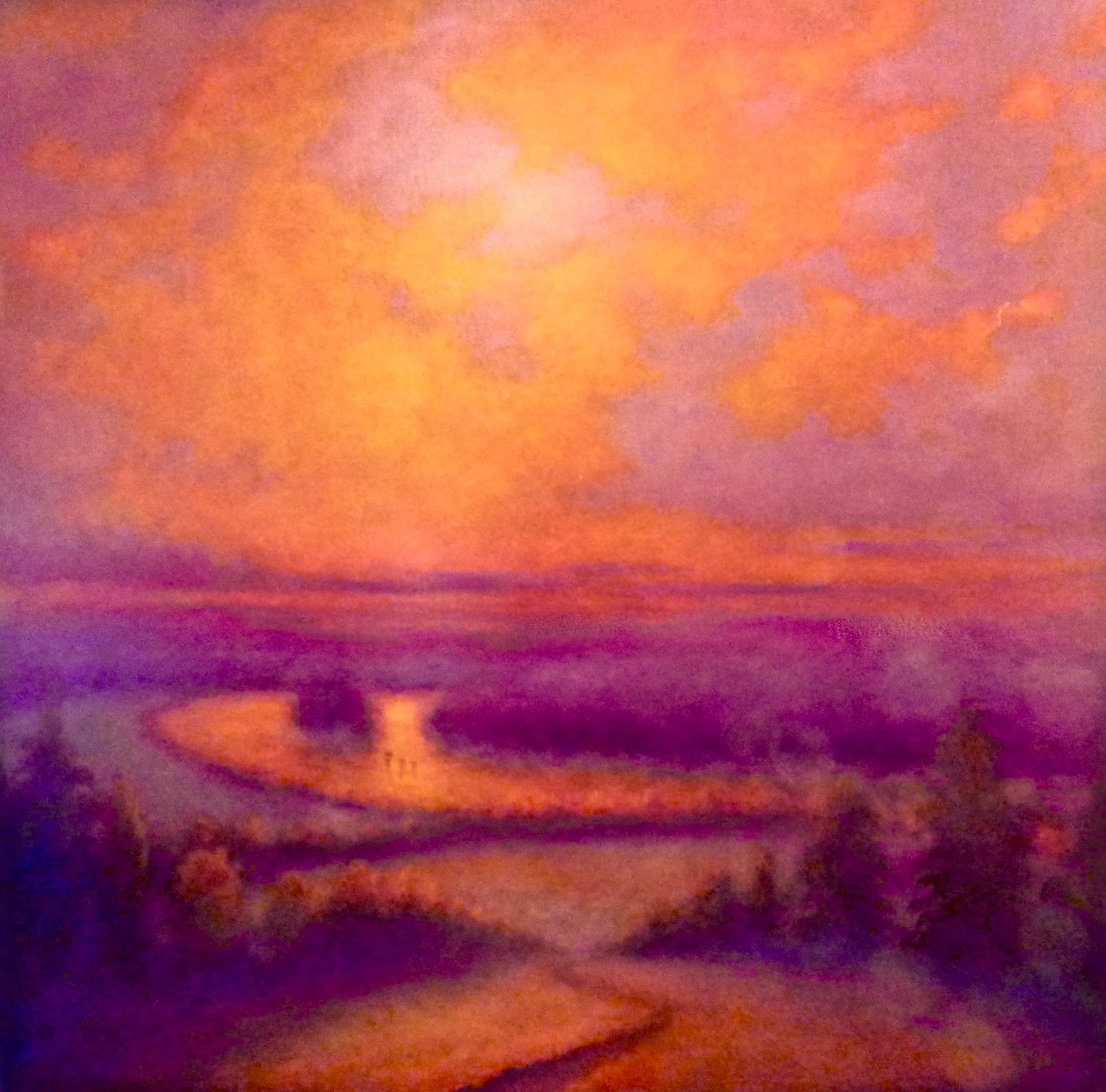 Thames Gloed, 2023 door Lee Campbell