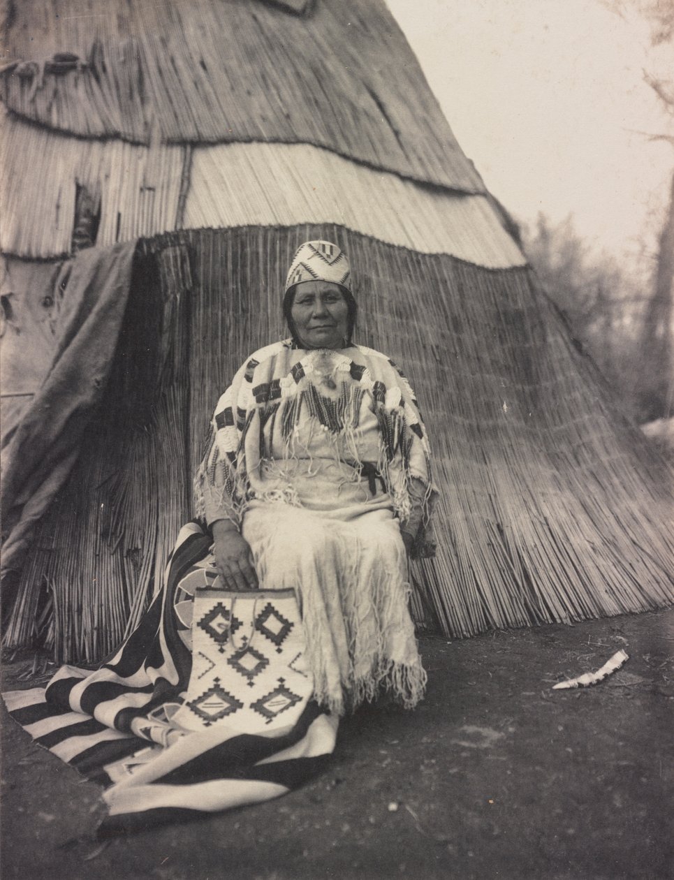 Edna Kash-kash, een Cayuse Indiaanse vrouw door Lee Moorhouse