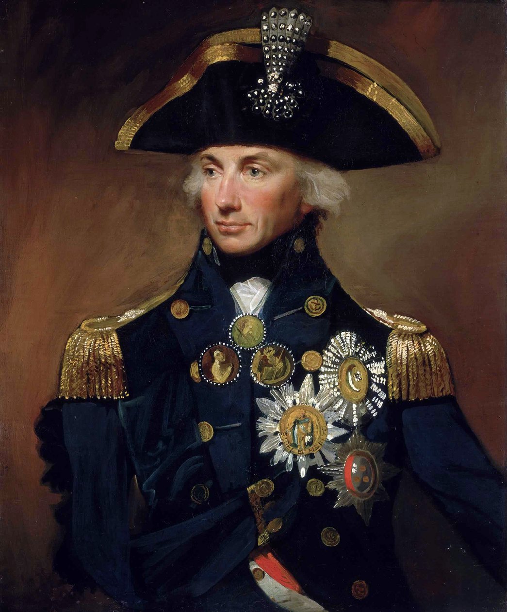 Vice-admiraal Sir Horatio Nelson, 1758-1805 door Lemuel Francis Abbott