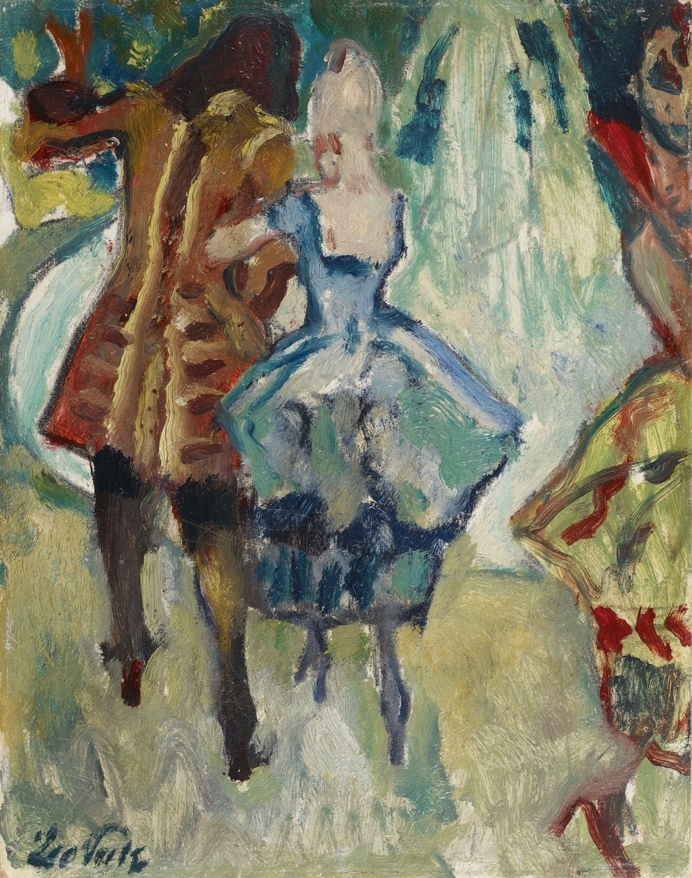 Tuinfeest, studie door Leo Putz