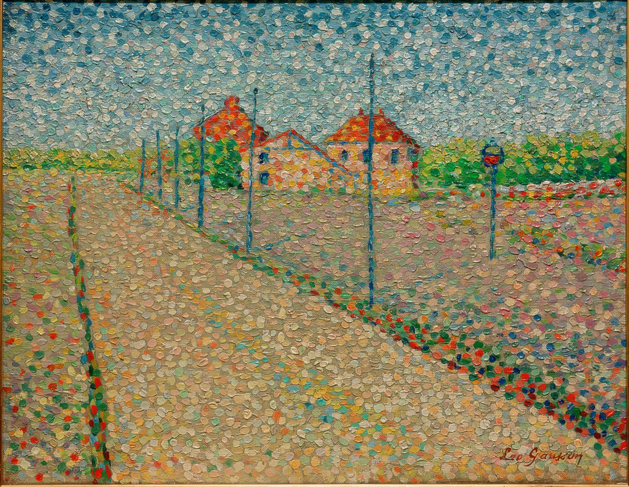 Landschap in de omgeving van Lagny door Leo Gausson