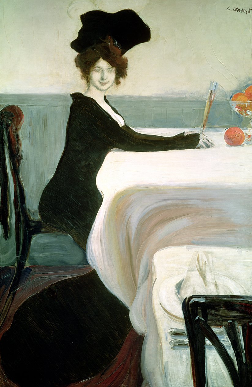 De lunch door Leon Bakst