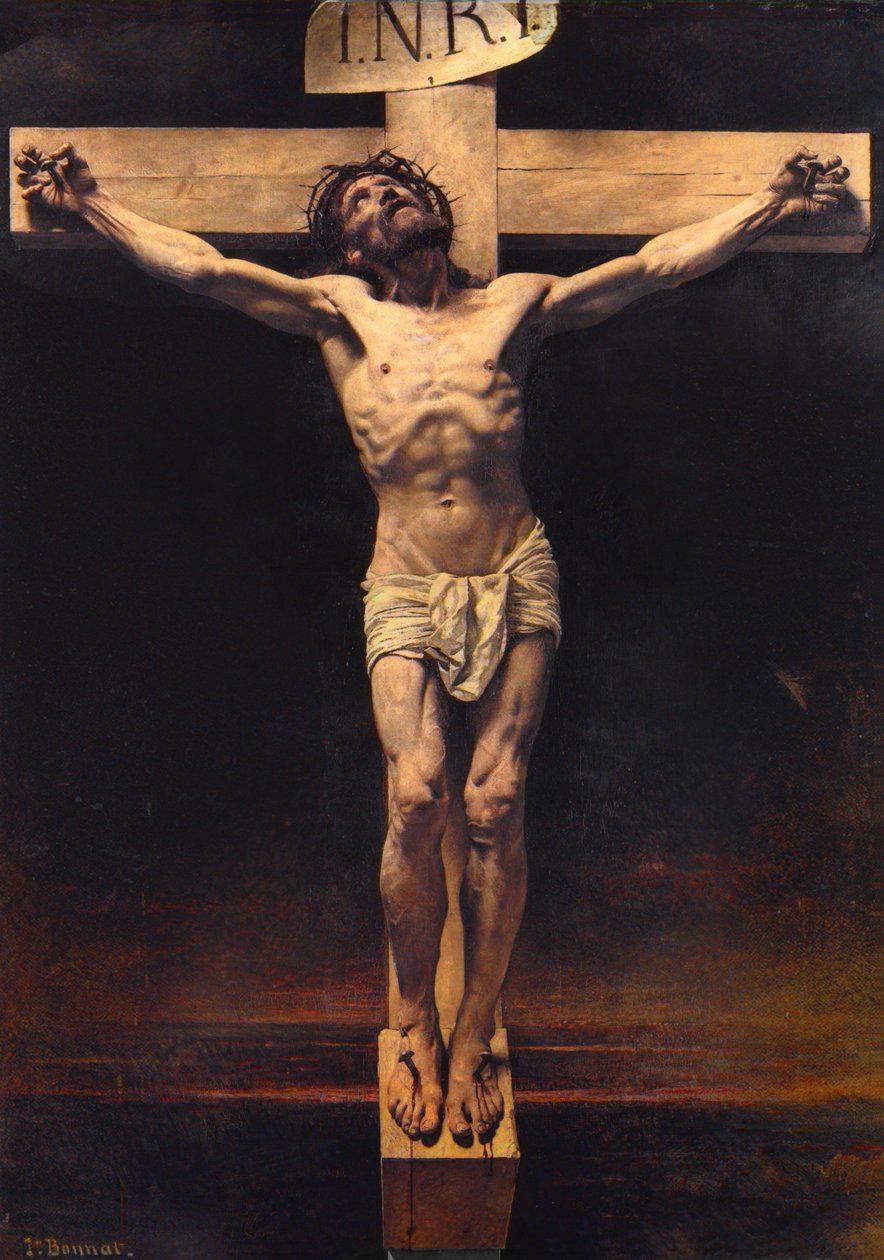 Christus aan het kruis door Leon Joseph Florentin Bonnat