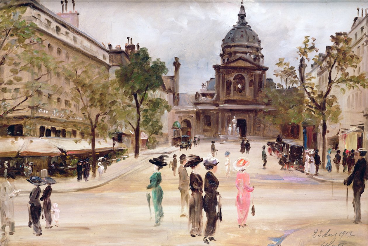 De Sorbonne, Parijs, 1912 door Leon Marie Coutil