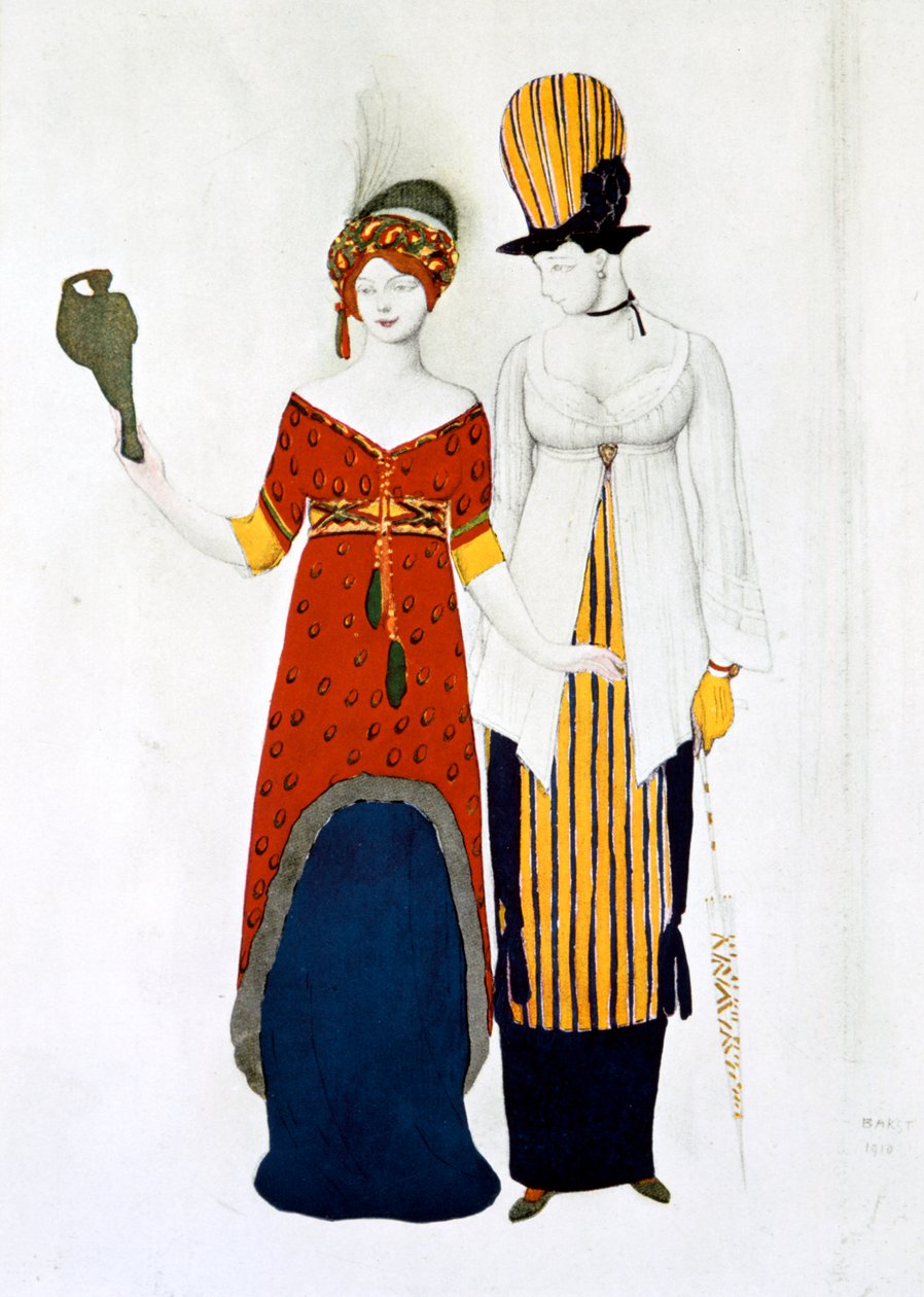 Moderne Kleding, 1910 door Leon Bakst