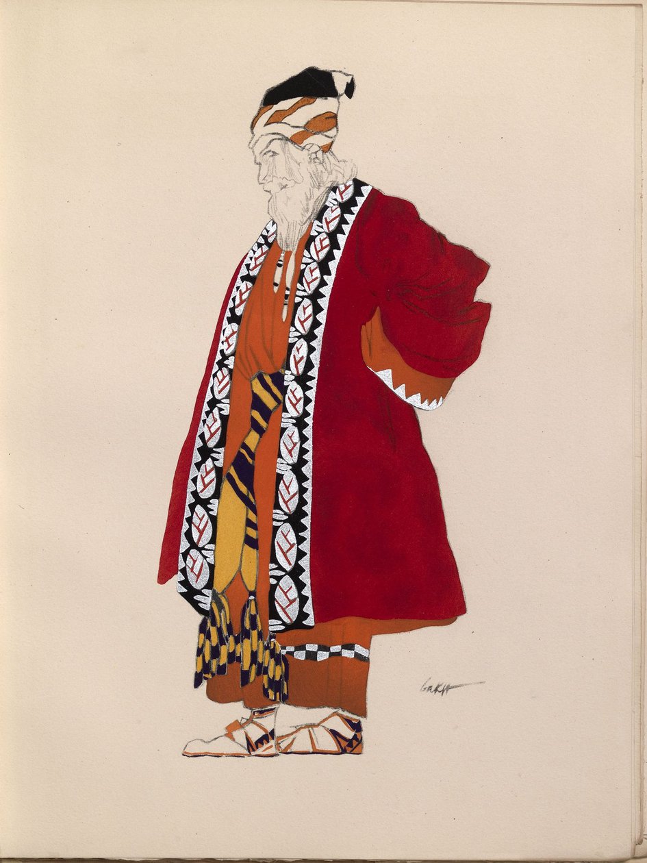 Kostuumontwerp door Leon Bakst