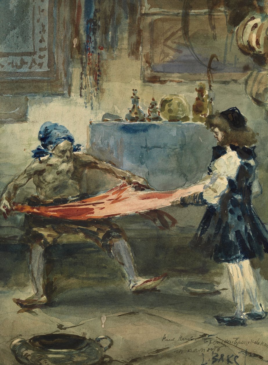 Oosterse Scene door Leon Bakst