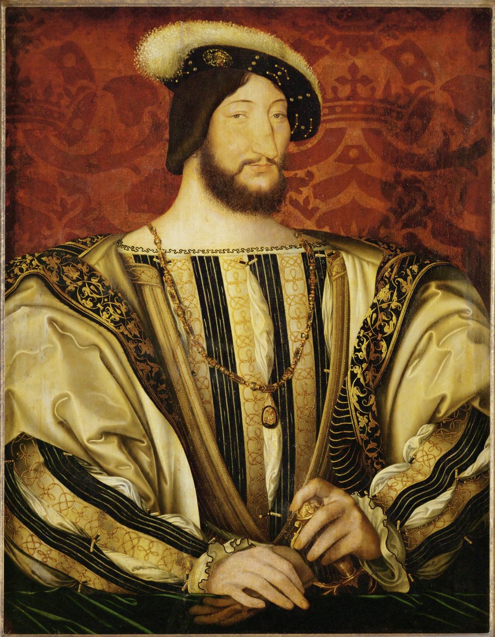 Francois I, koning van Frankrijk ... door Léon Cogniet