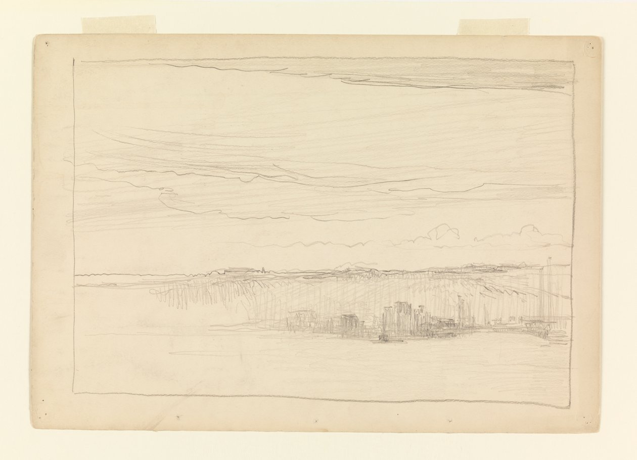 Landschap door Leon Dabo