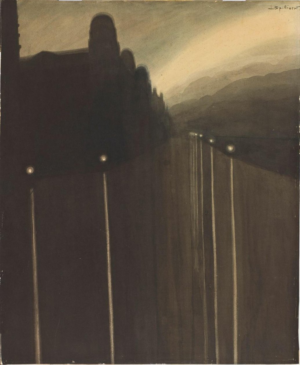 Dijk bij nacht, 1908 door Leon Spilliaert