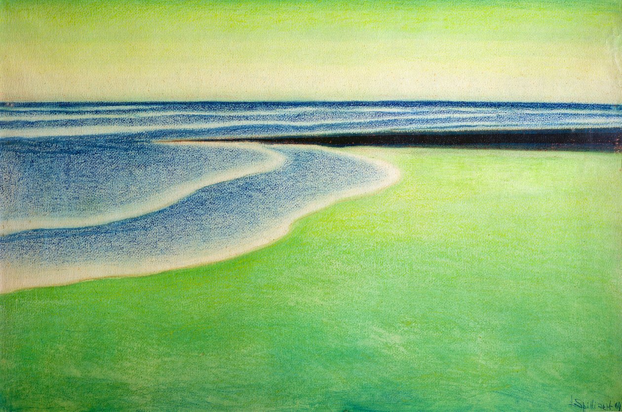 Groen Zeegezicht door Leon Spilliaert