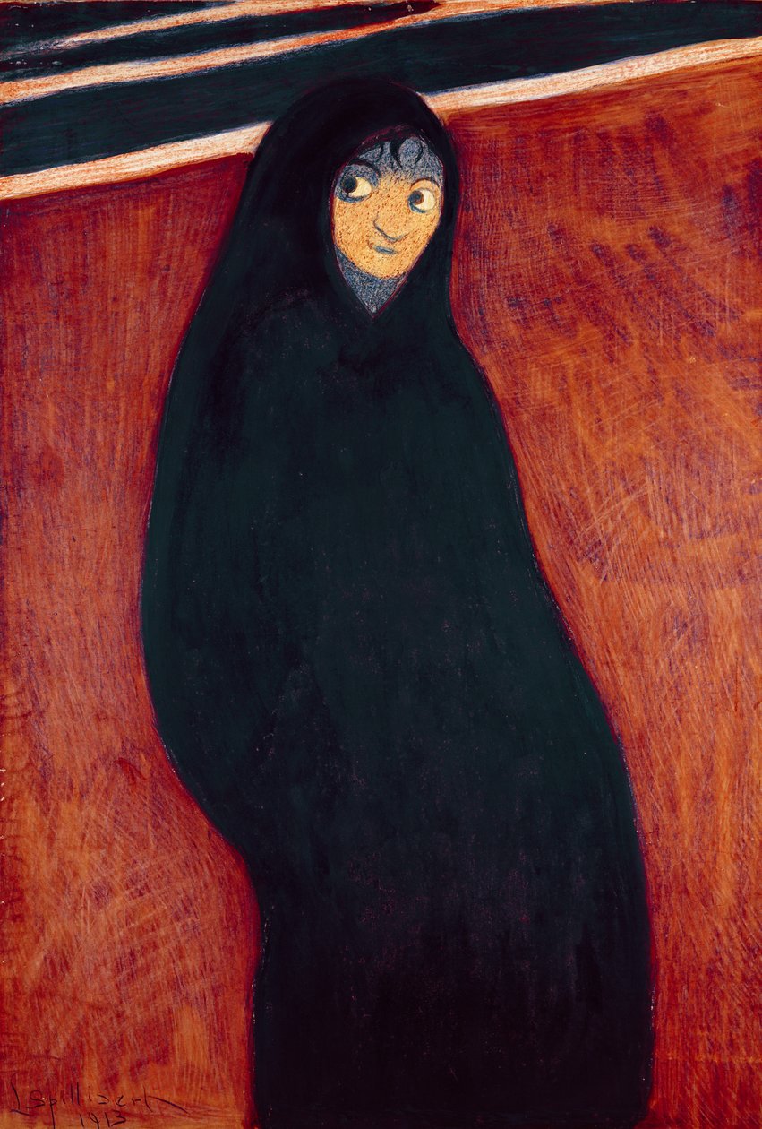 Gekapte figuur door Leon Spilliaert