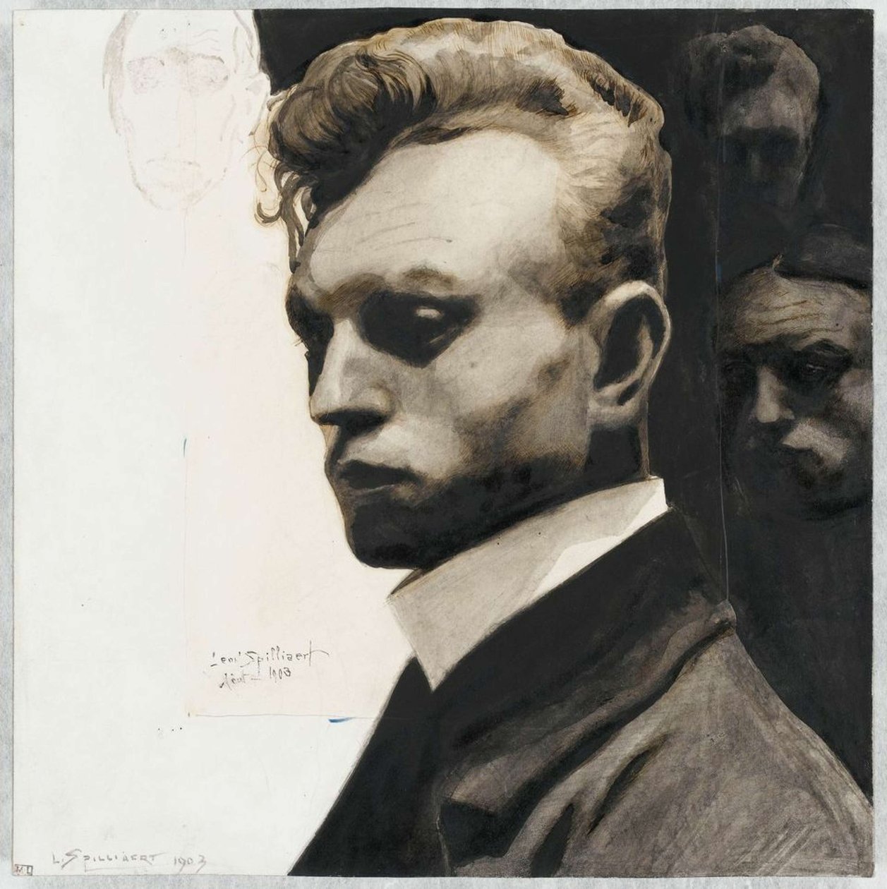 Zelfportret door Leon Spilliaert