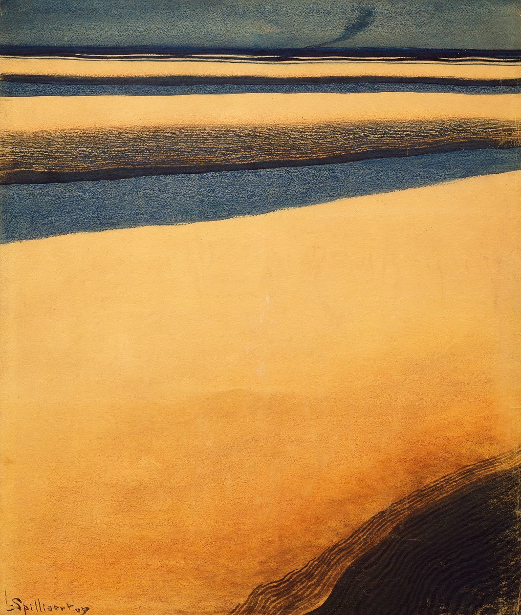 De Liner, Stoomboot door Leon Spilliaert