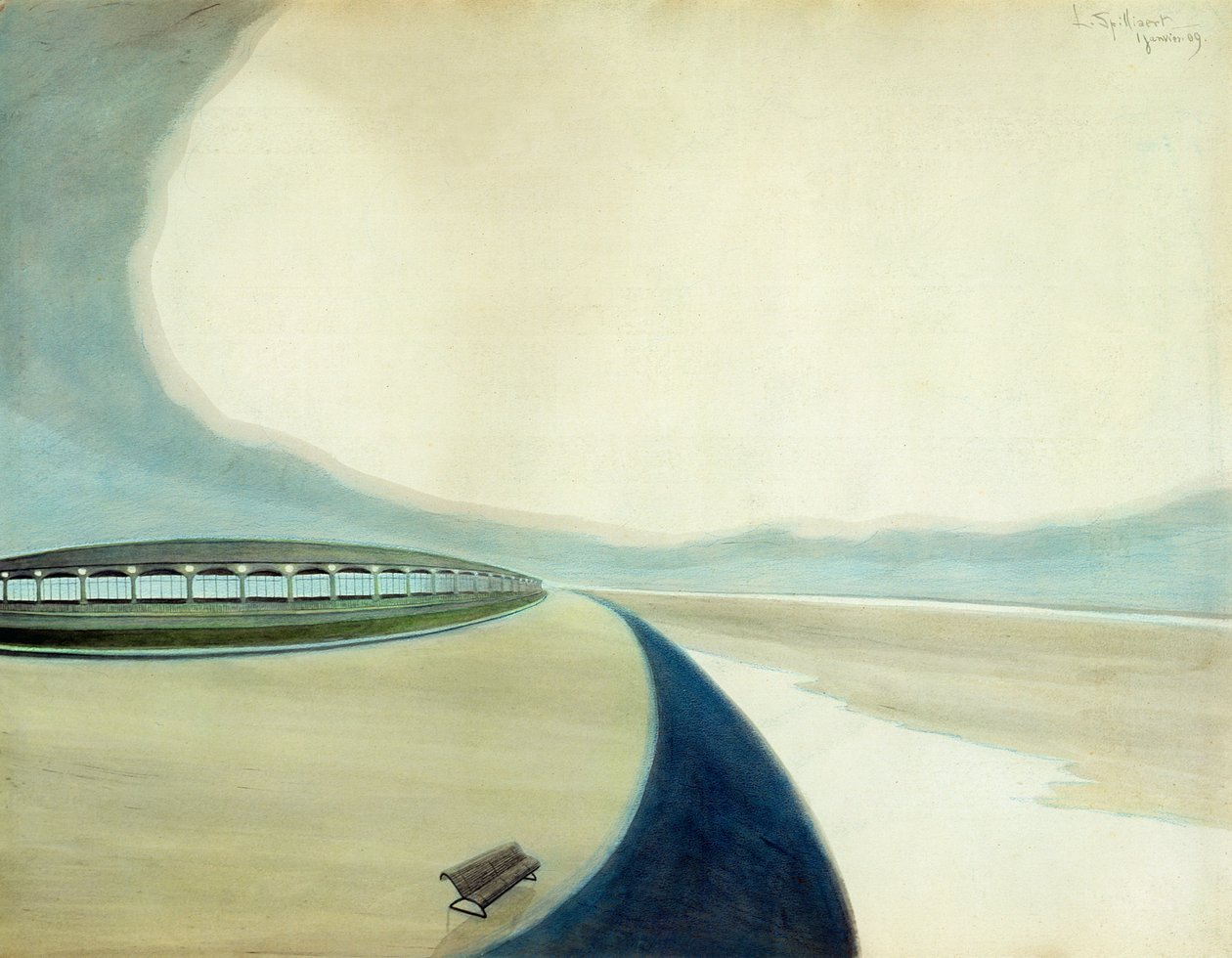 De Zeewering door Leon Spilliaert