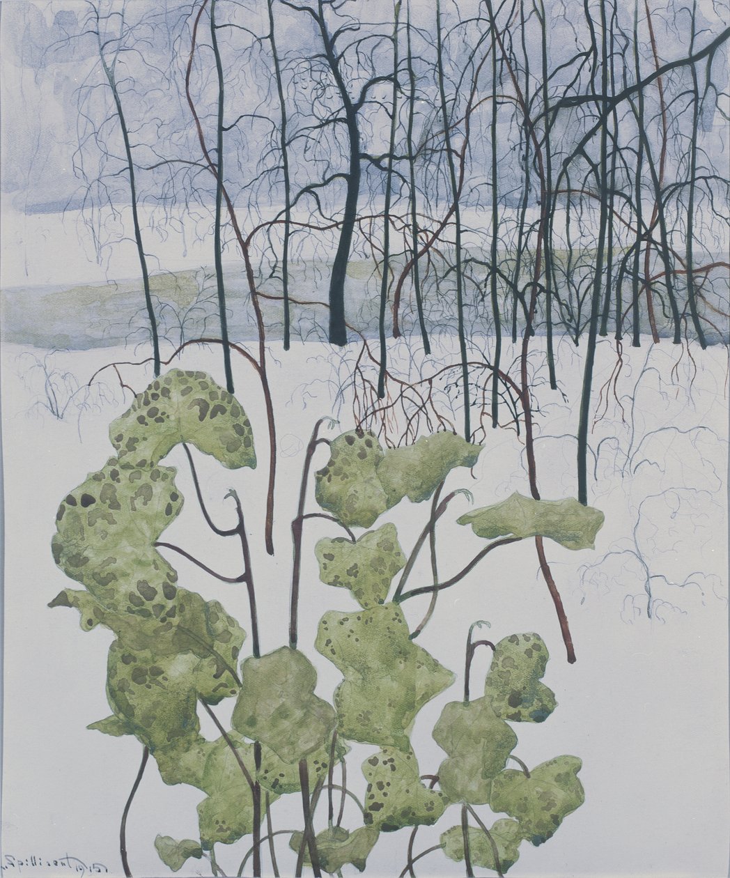 Winterlandschap door Leon Spilliaert