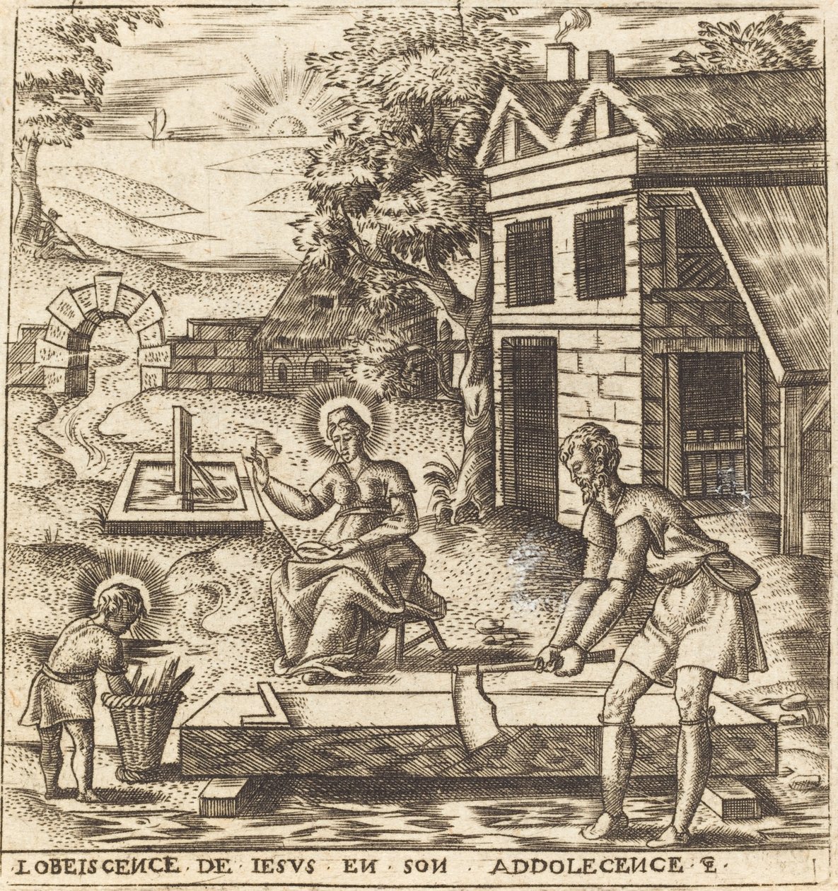Jezus de gehoorzame zoon door Leonard Gaultier