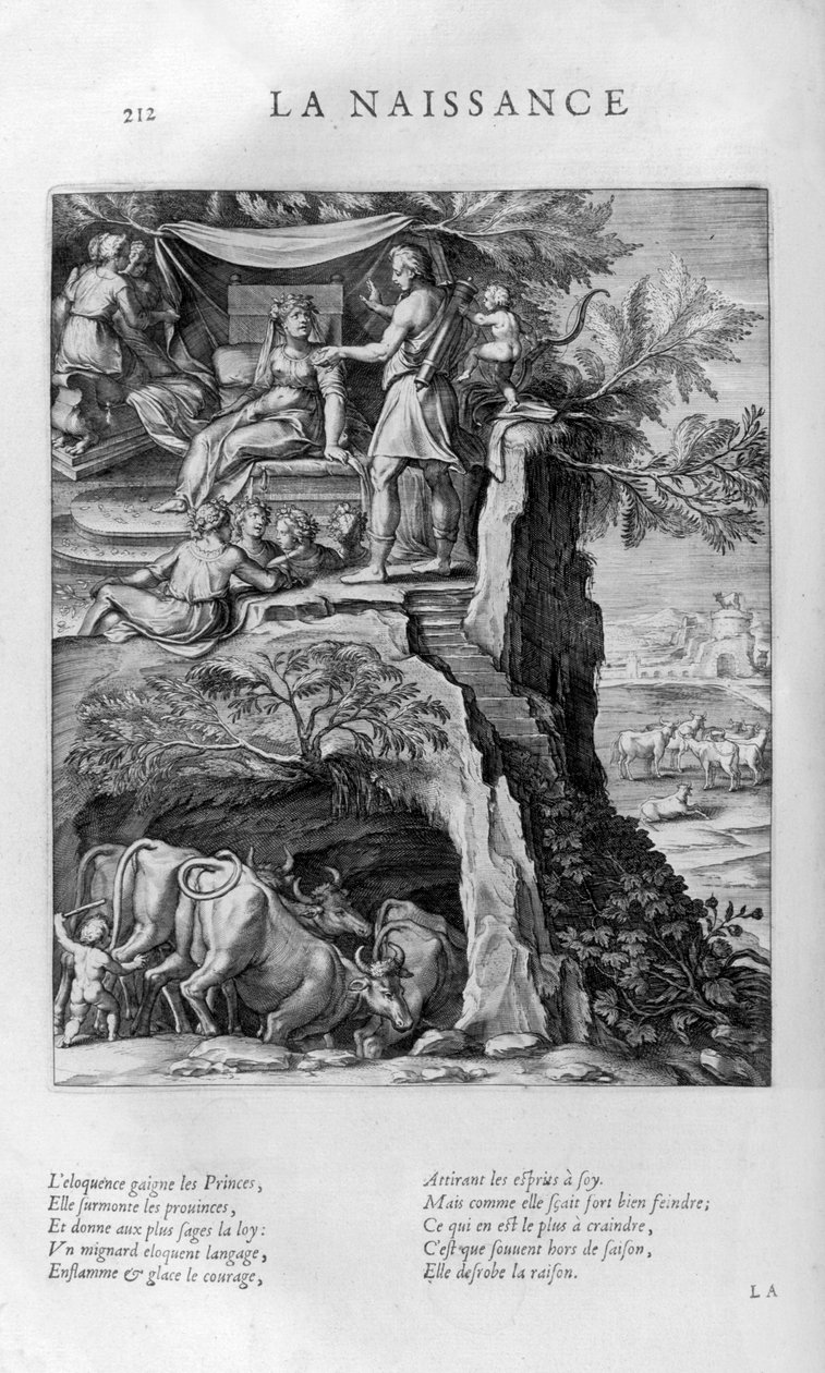 De geboorte, 1615 door Leonard Gaultier