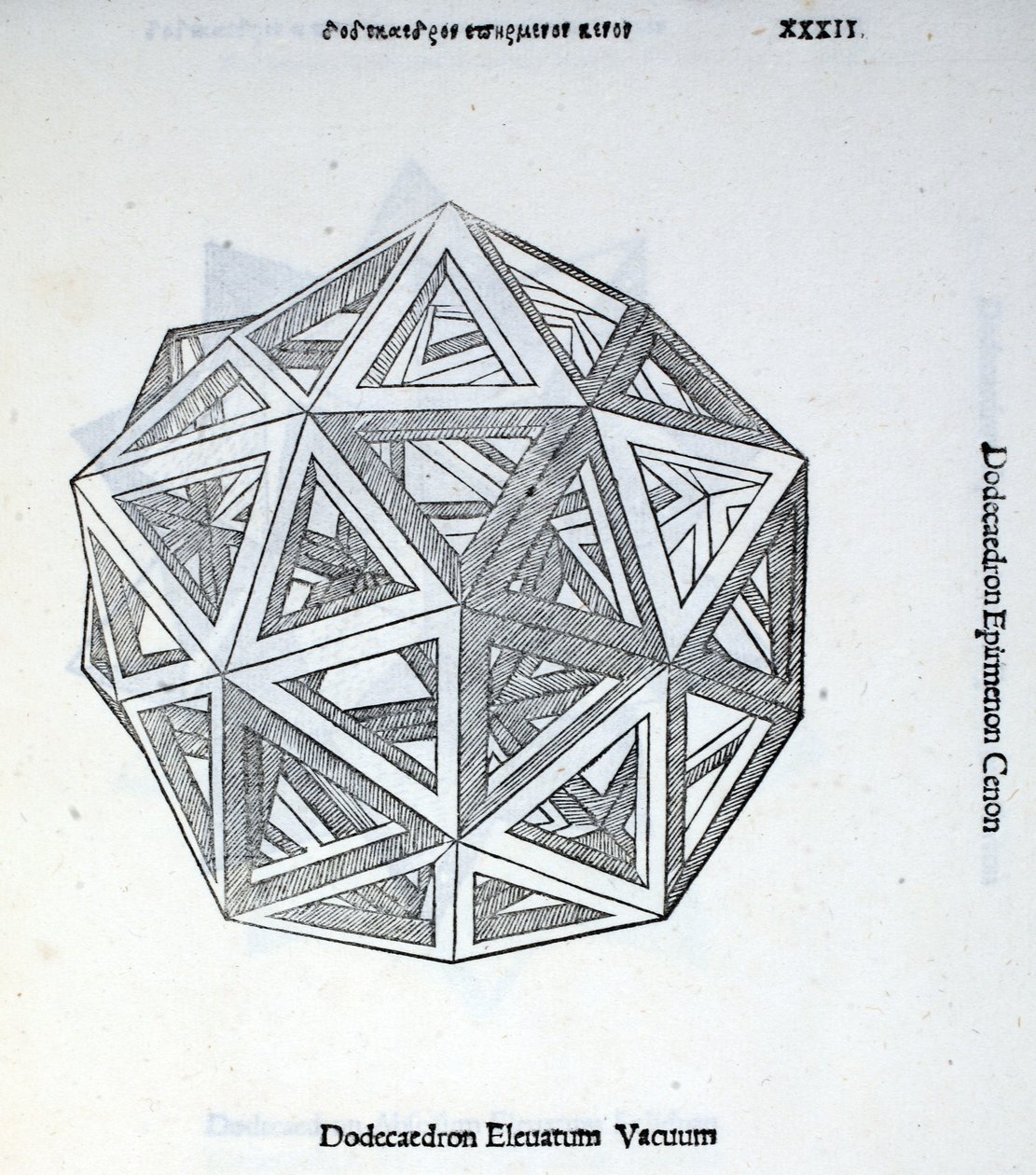 Dodecaëder elevatum vacuum, illustratie uit 
