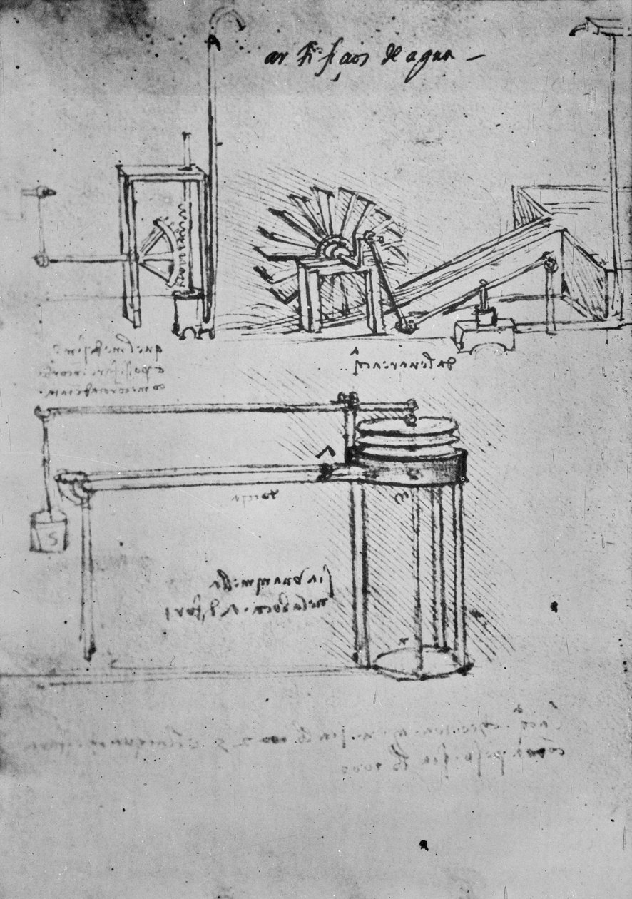 Fol. 53 (verso), Manuscript B door Leonardo da Vinci