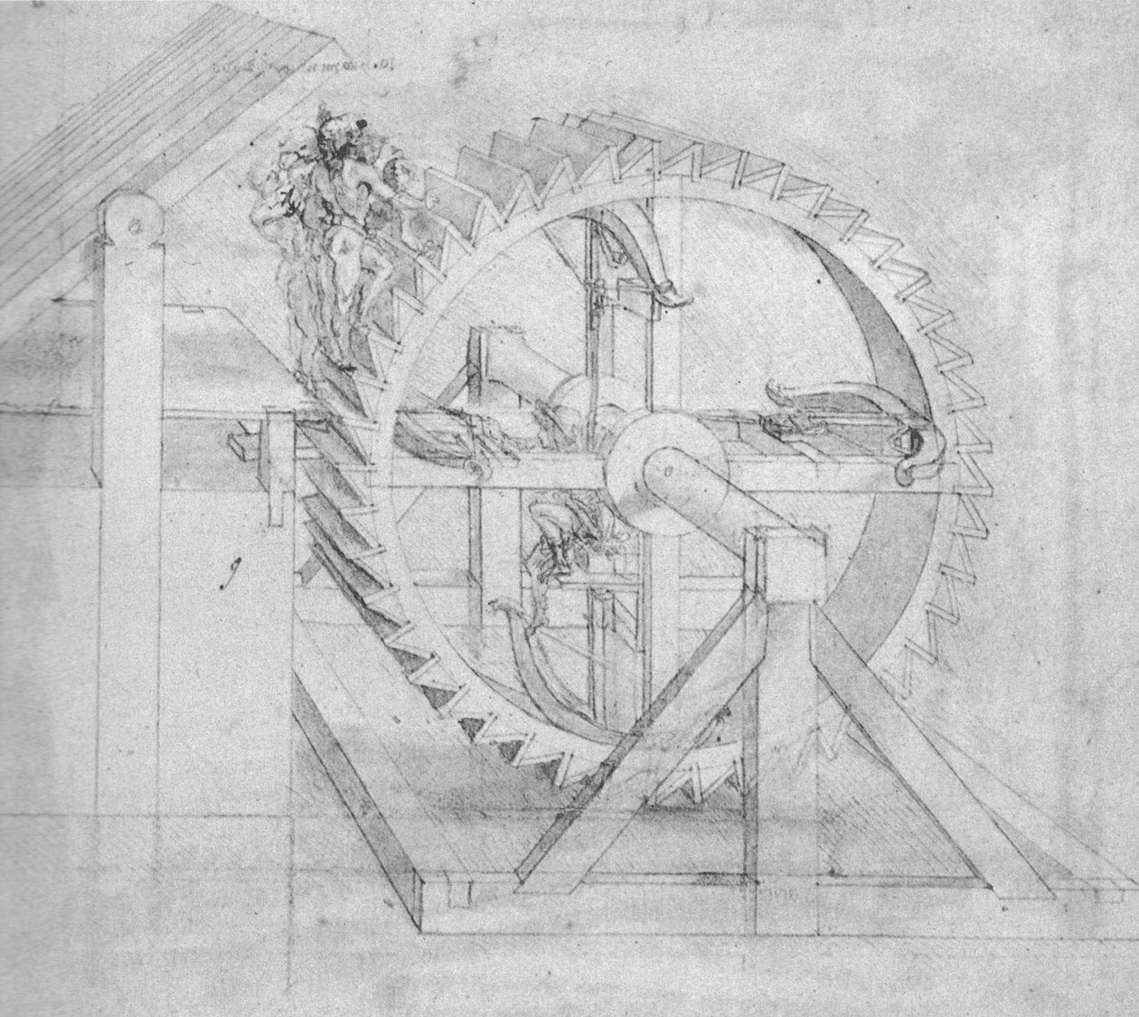 Tandwiel door Leonardo da Vinci
