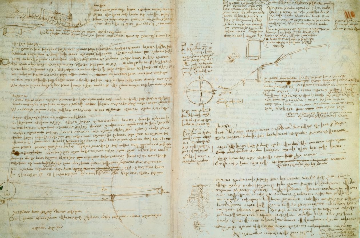 Leonardo da Vinci, pagina