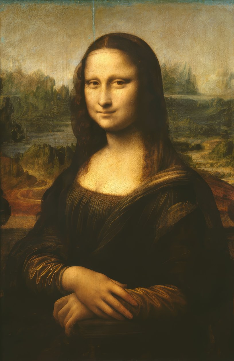 Mona Lisa (La Gioconda) door Leonardo da Vinci