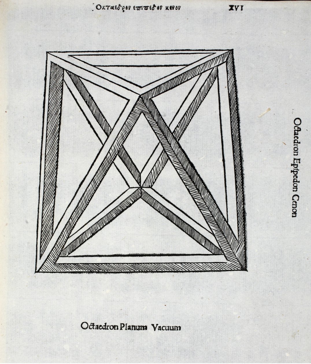 Octocedron planum vacuum, illustratie uit 