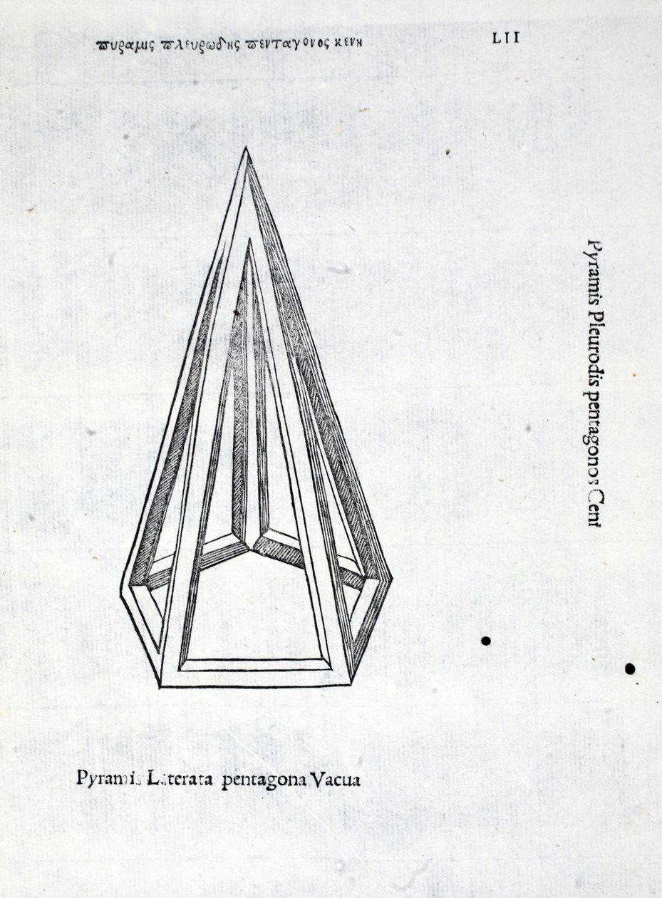 Pyramis laterata pentagona vacua, illustratie uit 