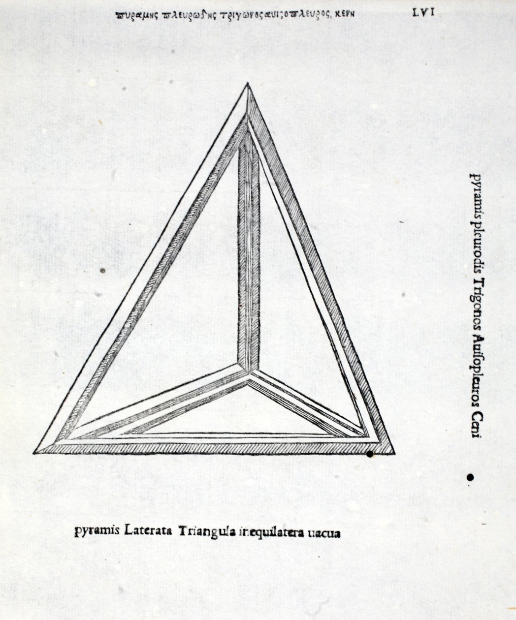 Pyramis laterata triangula inequilatera vacua, illustratie uit 