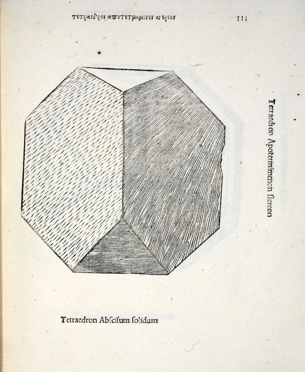 Tetraedron abscisum solidum, illustratie uit 