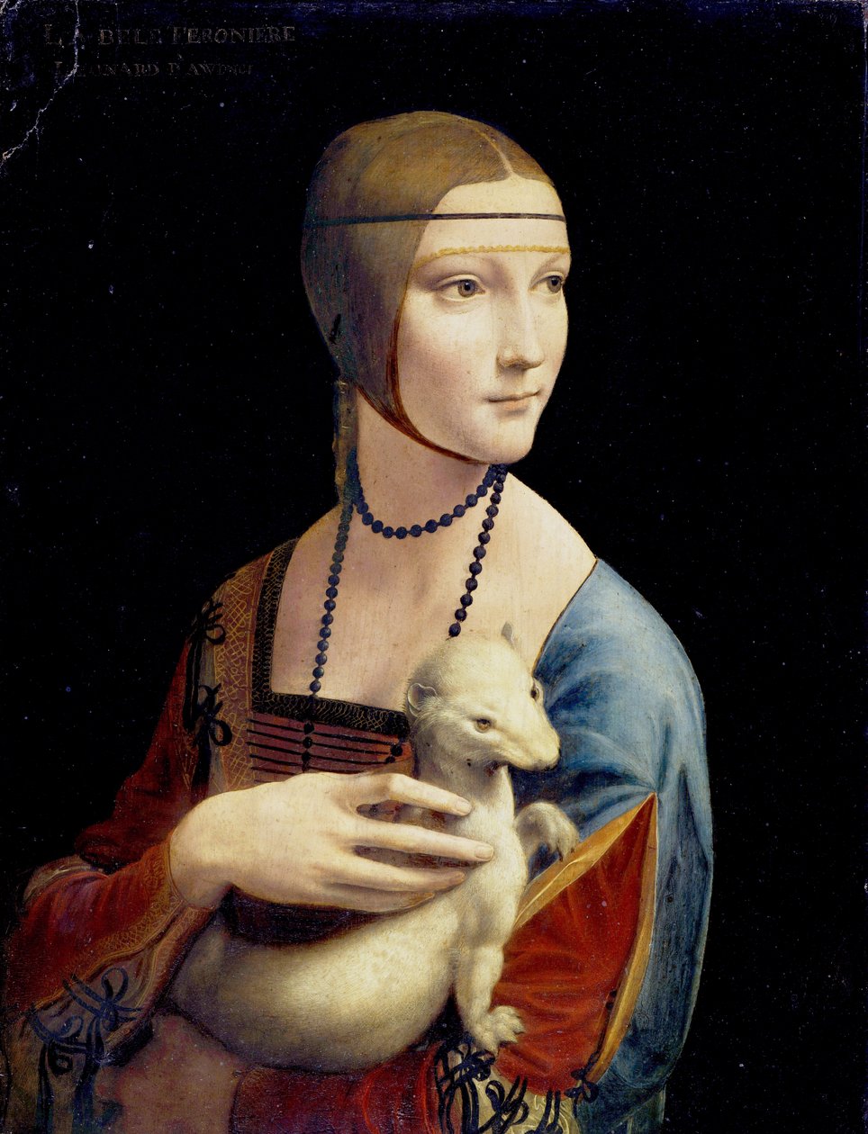 De dame met de hermelijn door Leonardo da Vinci