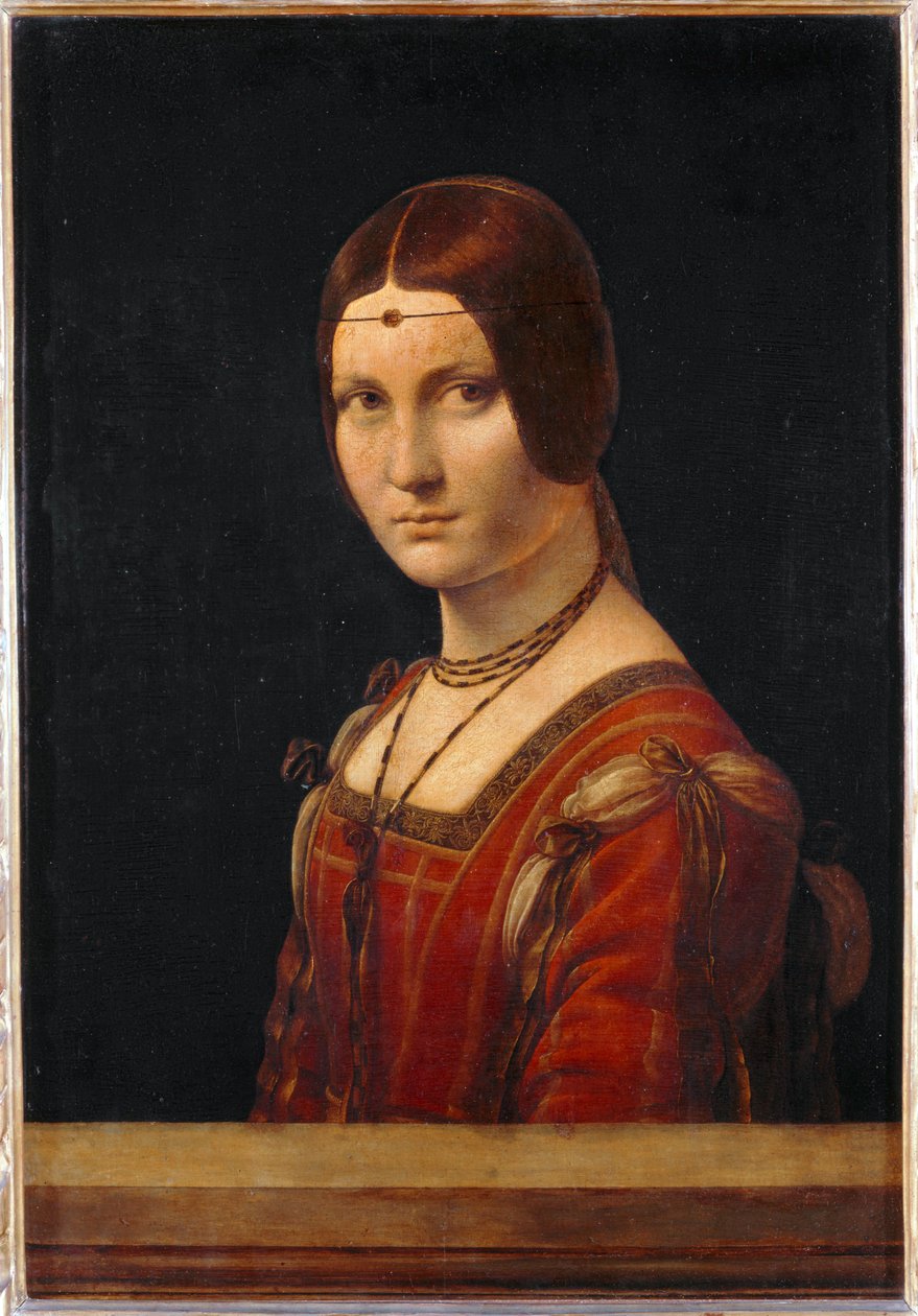 La belle Ferroniere ... door Leonardo da Vinci