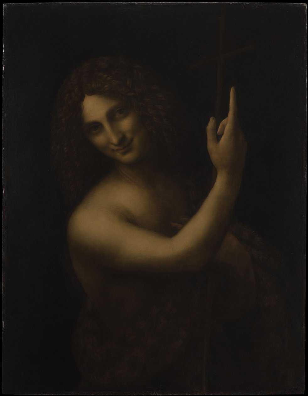 Sint Johannes de Doper, 1513-1516 door Leonardo da Vinci