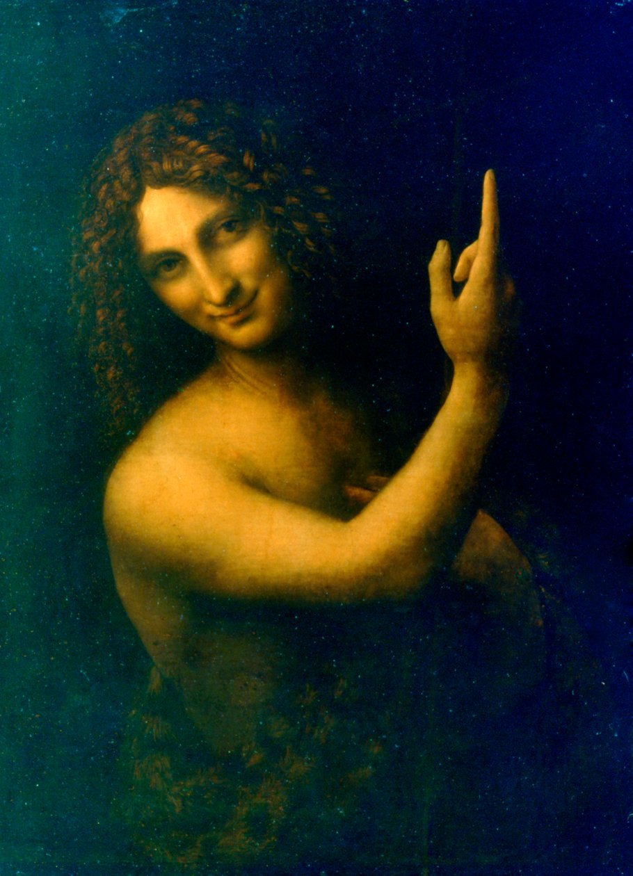Johannes de Doper door Leonardo da Vinci