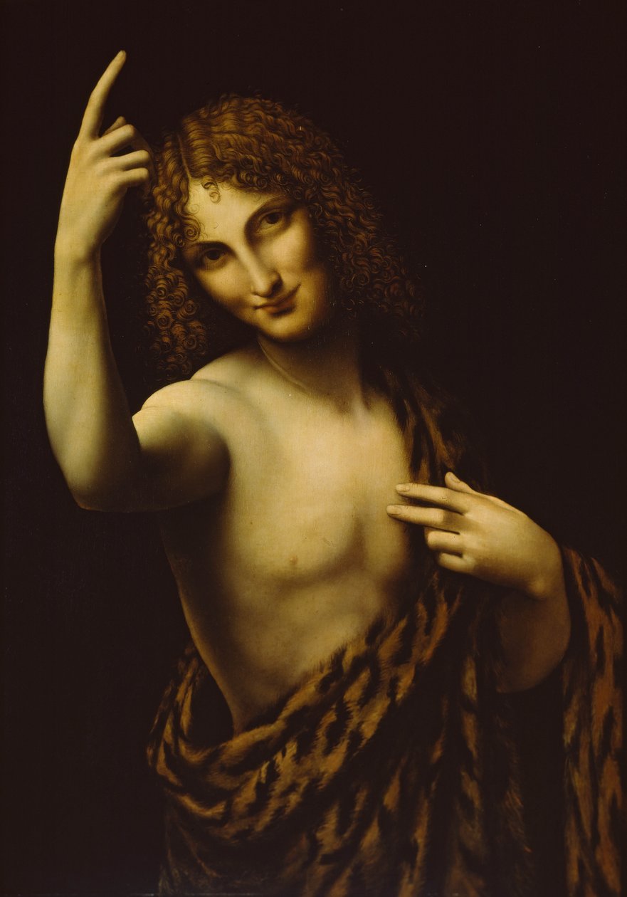 St. Johannes de Doper, 16e eeuw door Leonardo da Vinci
