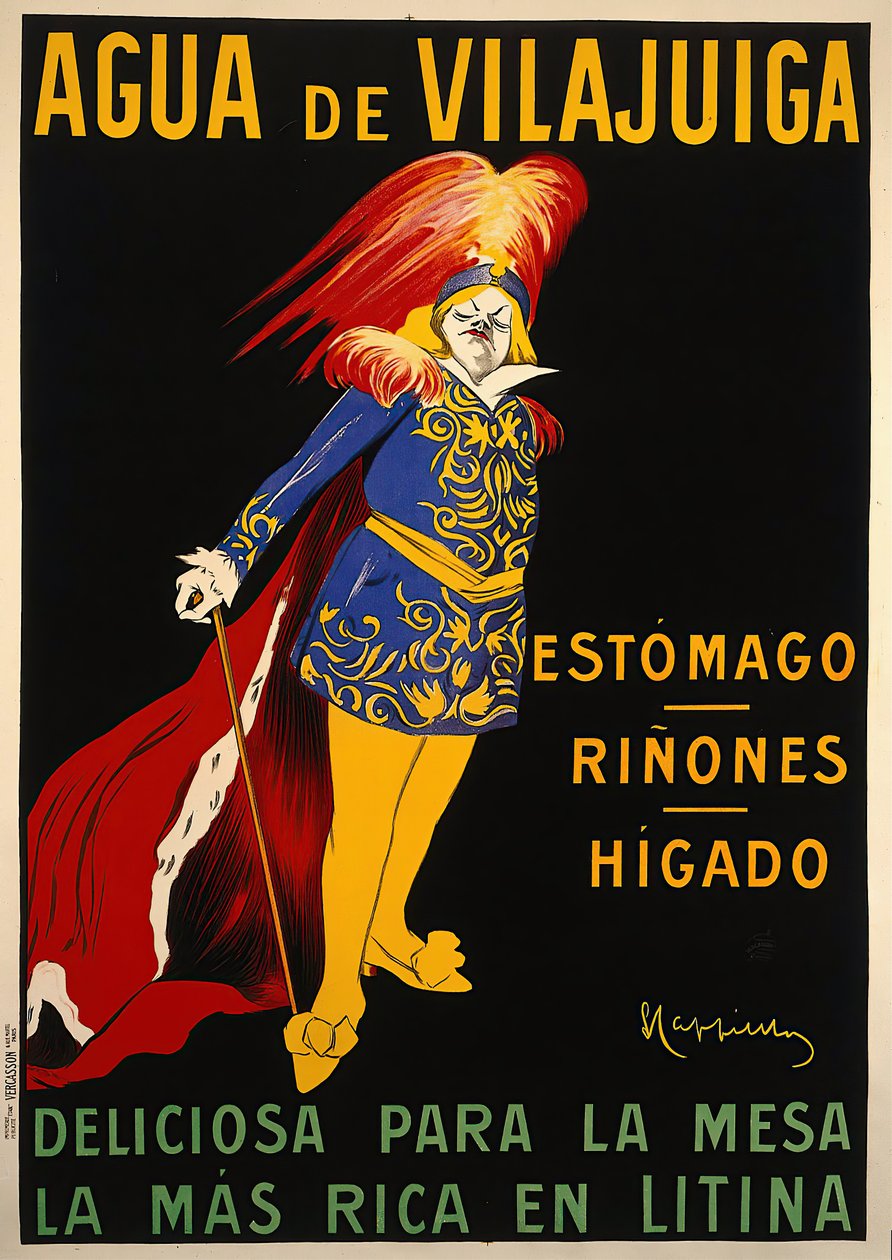 Agua de Vilajuïga, ca. 1912 door Leonetto Cappiello