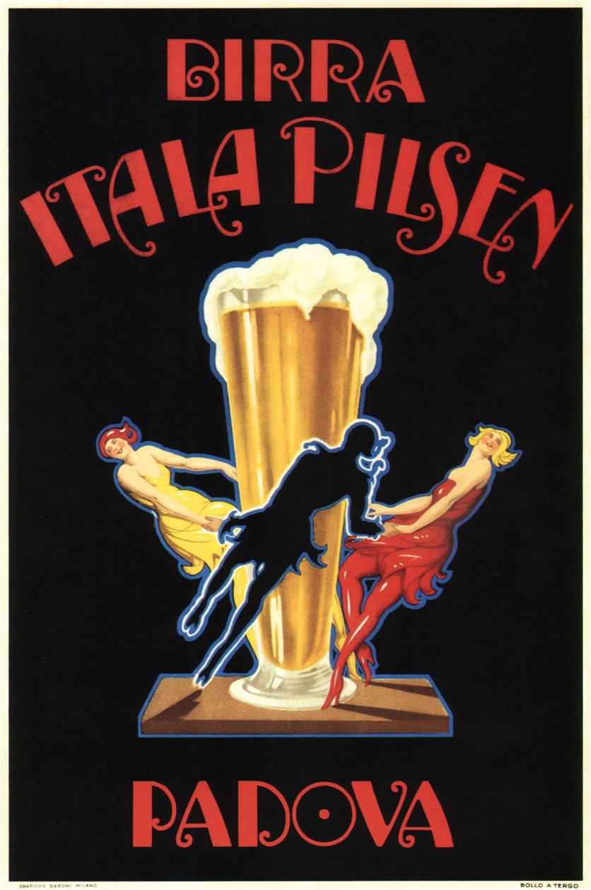 Birra Itala Pilsen door Leonetto Cappiello