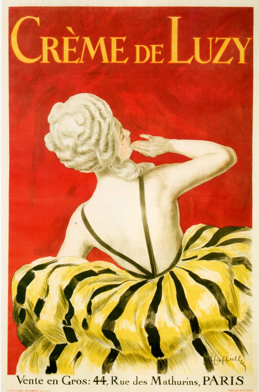Crème de Luzy door Leonetto Cappiello