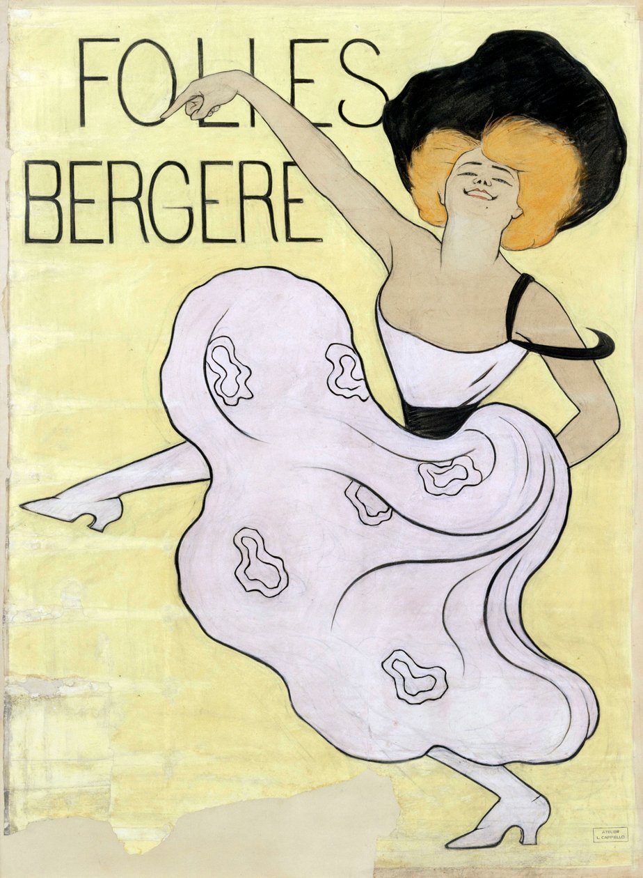Folies Bergère, 1900 door Leonetto Cappiello