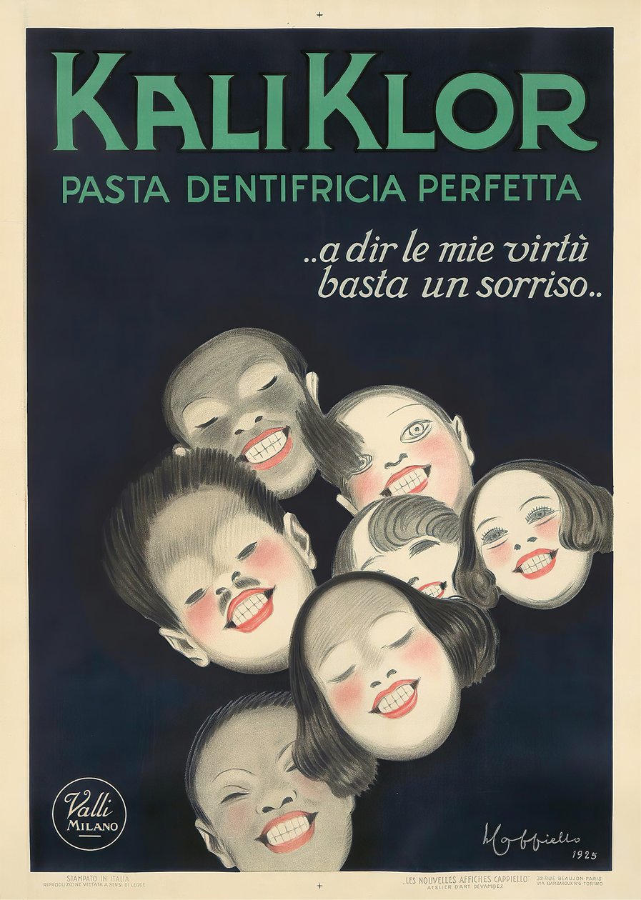 Kali Klor, 1925 door Leonetto Cappiello
