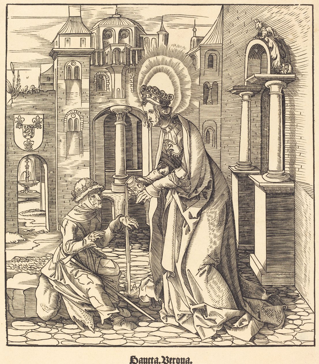 Heilige Verona door Leonhard Beck