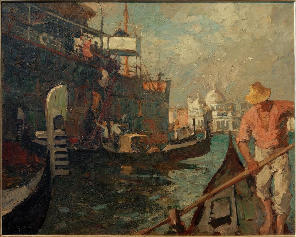 Uitbooten in Venetië door Leonhard Sandrock