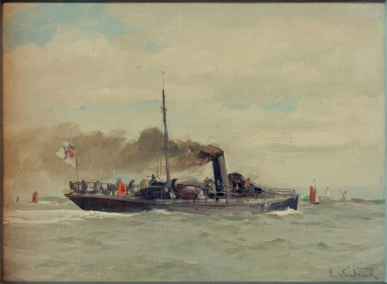 Snelboot (Marineschip) door Leonhard Sandrock