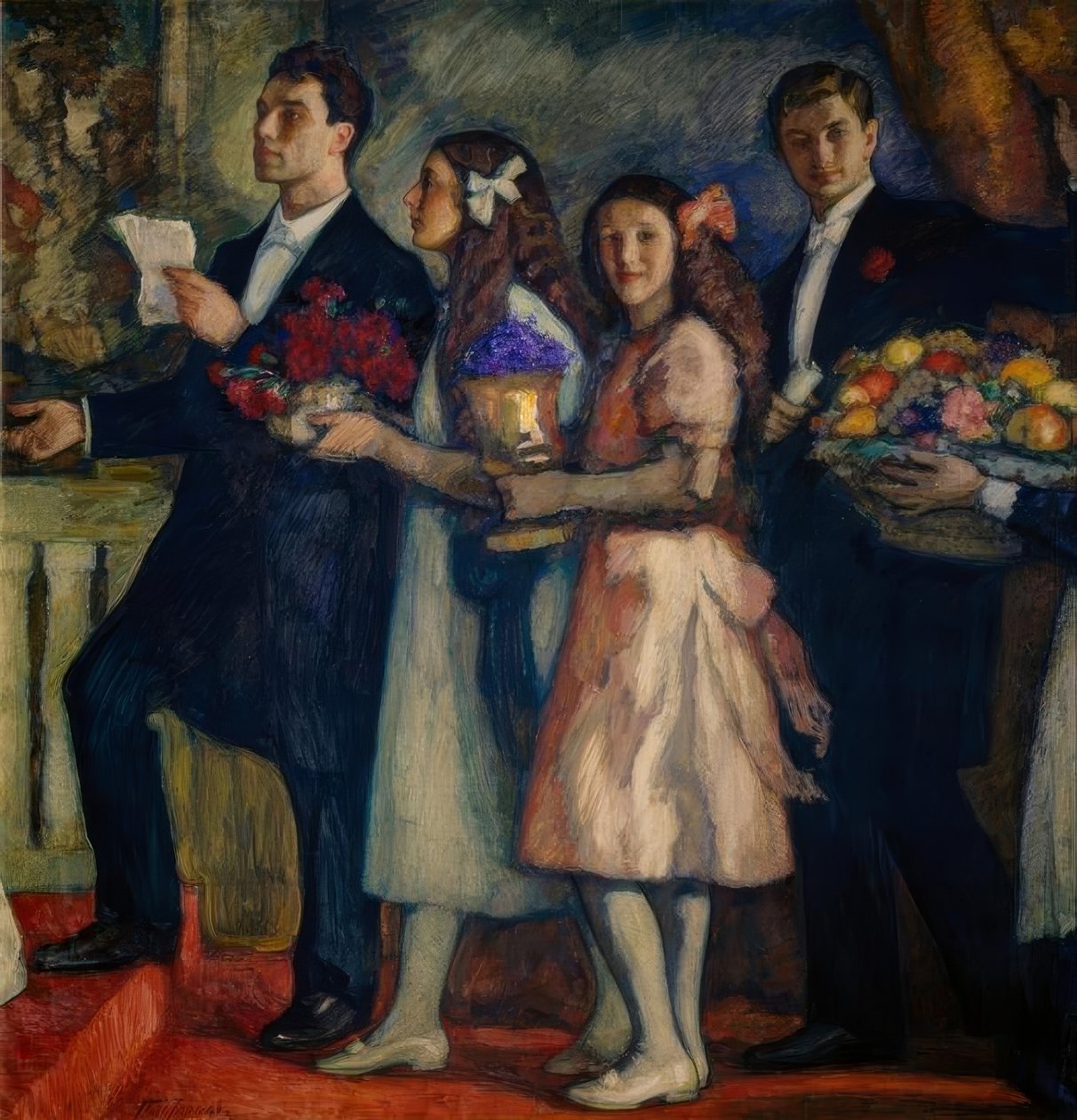 Felicitatie door Leonid Osipovic Pasternak