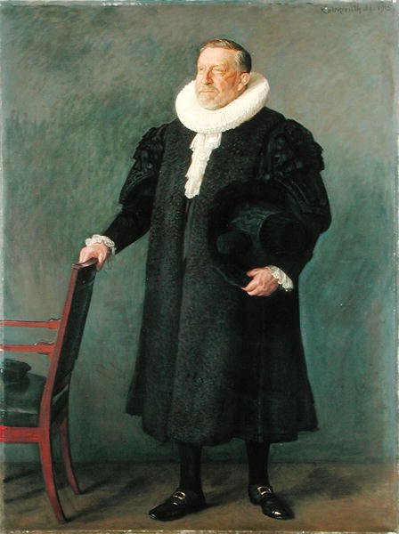 Stadsburgemeester Max Predoehl door Leopold Karl Walter von Kalckreuth