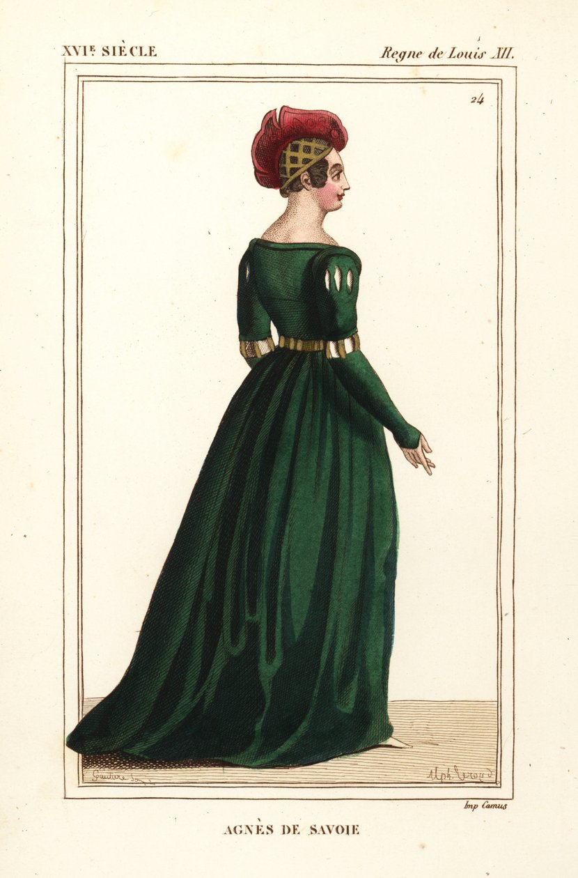Agnes van Savoye, gravin van Longueville door Leopold Massard
