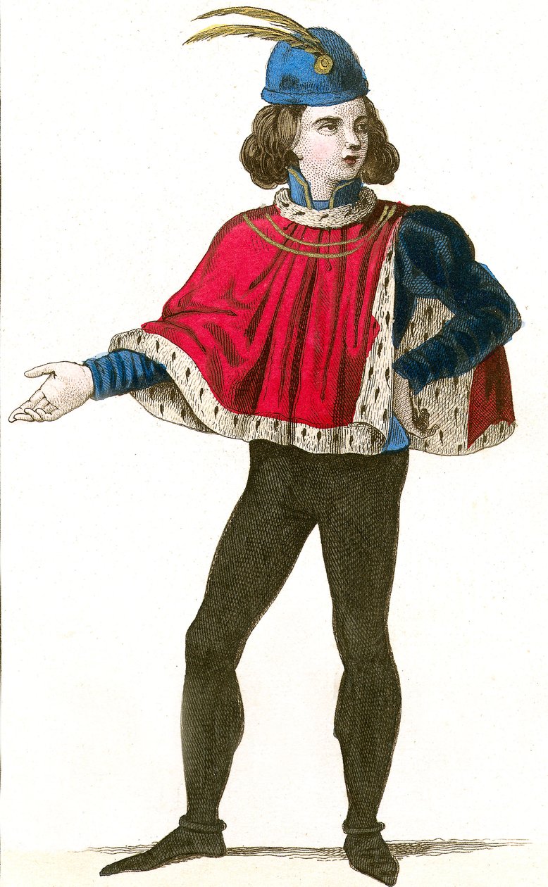 Jean II de Valois door Leopold Massard