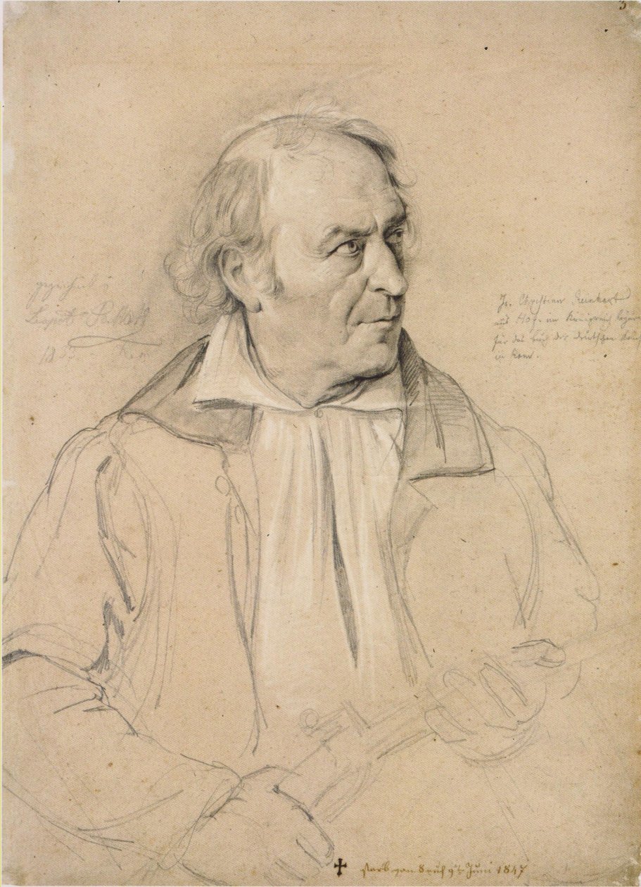 J C Reinhart door Leopold Pollak 1833 door Leopold Pollak