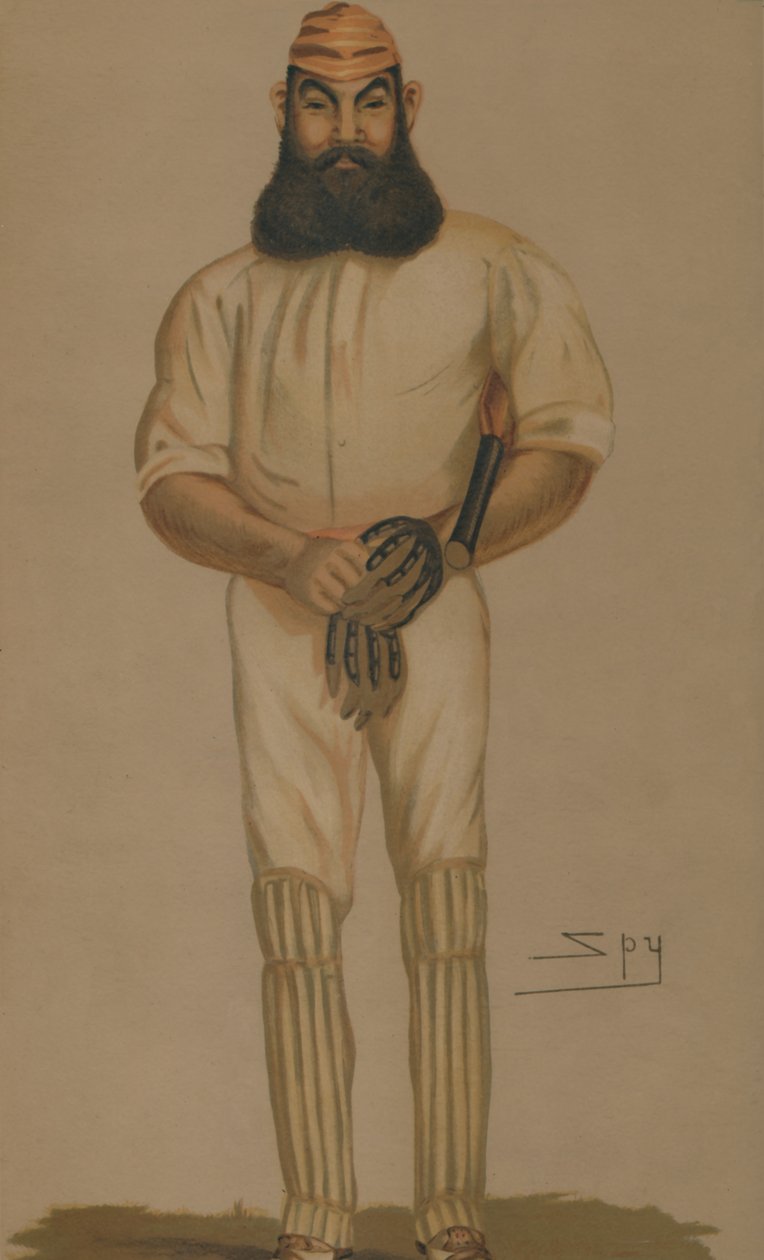 Cricket, 1877 door Leslie Matthew Ward